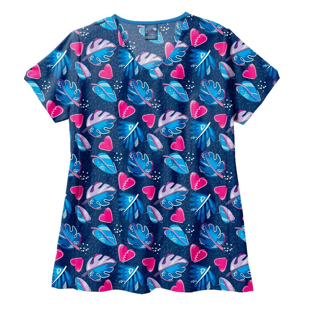 Zoe and Chloe Scrub Top Z19213
